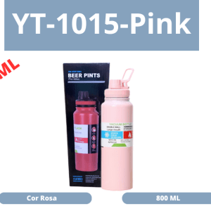 Garrafa Térmica 800ml YT-1015 Pink - Imagem 4