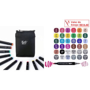 Canetinhas Hidrocor – Estojo 36 Cores - Image 2