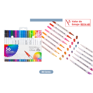 Canetinhas Hidrocor SCB – Estojo 36 Cores - Image 4