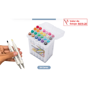 Canetinhas Hidrocor KJ – Estojo 24 Cores - Imagem 4