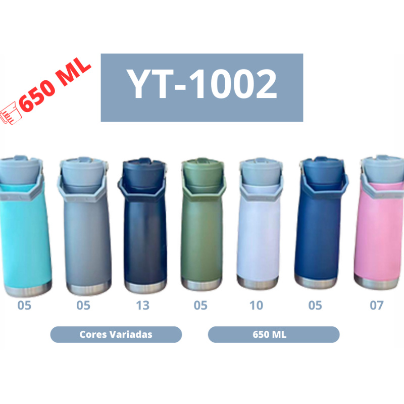 Garrafa Térmica 650ml YT-1002