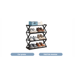 Organizador de Sapatos XJ-01 – Caixa com 60 Peças - Imagem 3