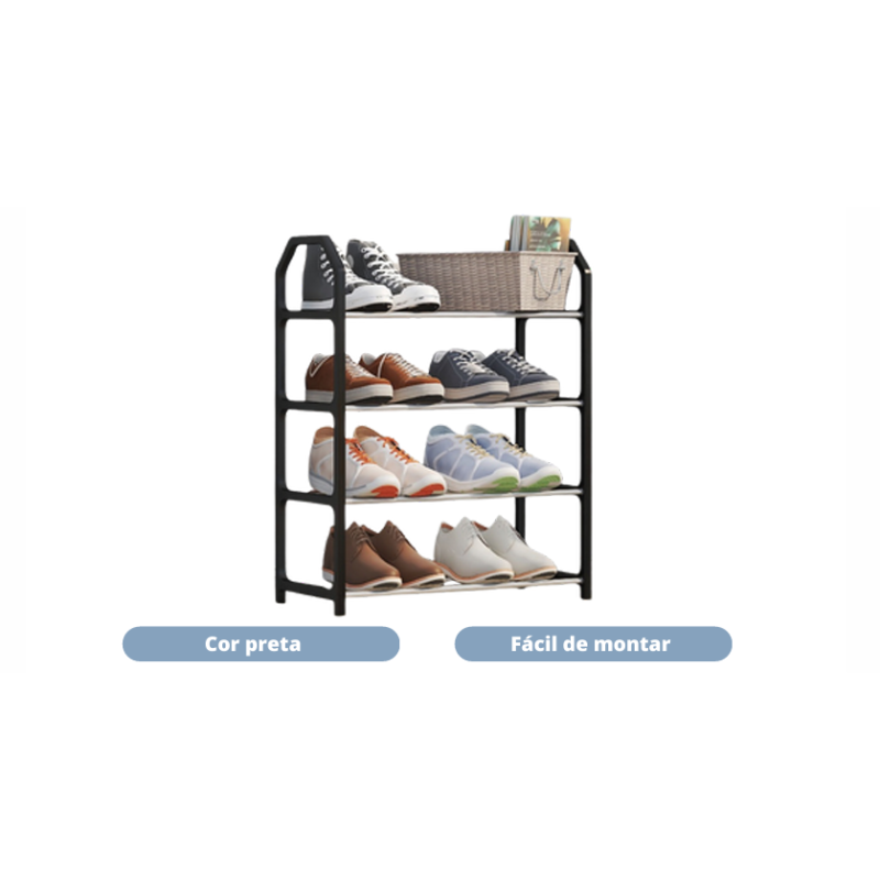 Organizador de Sapatos XJ-04 – Caixa com 50 Peças