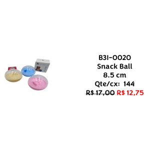 Brinquedo Pet Bola Squeak 8,5cm B3I-0020 – Caixa com 144 Peças - Imagem 3