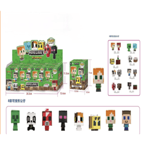 Kit Mini Figuras Estilo Pixel – 8 Peças (Qte/cx 144) - Imagem 2
