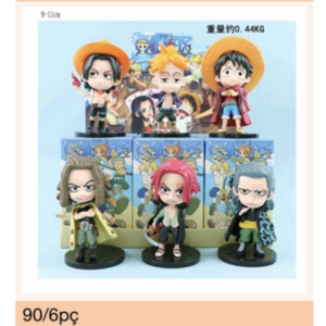 Kit Mini Figuras Tema Piratas – 6 Peças (Qte/cx 90) - Image 3