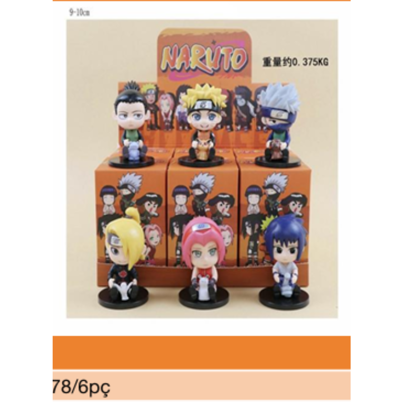 Kit Mini Figuras Tema Ninjas – 6 Peças (Qte/cx 78)