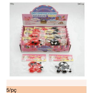 Display Squishy Anti-stress Sortido – 5 Peças - Imagem 3