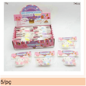 Display Squishy Fofinho Sortido – 5 Peças (Variação) - Imagem 3
