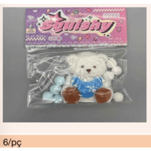 Squishy Ursinho – Kit 6 Peças - Imagem 3