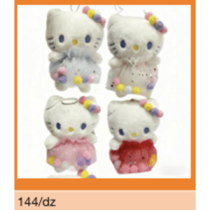 Kit Pelúcias Brancas Sortidas – Caixa 144/dz - Image 3