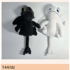 Chaveiro de Pelúcia Preto e Branco – Caixa 144/dz - Image 3