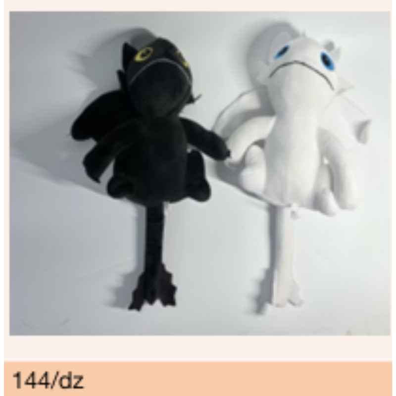 Chaveiro de Pelúcia Preto e Branco – Caixa 144/dz