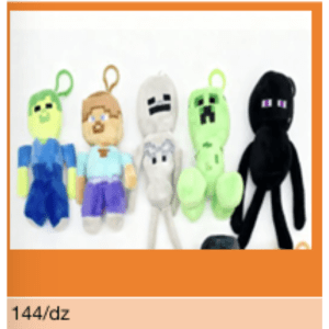 Chaveiro de Pelúcia Personagens Sortidos – Caixa 144/dz - Image 3