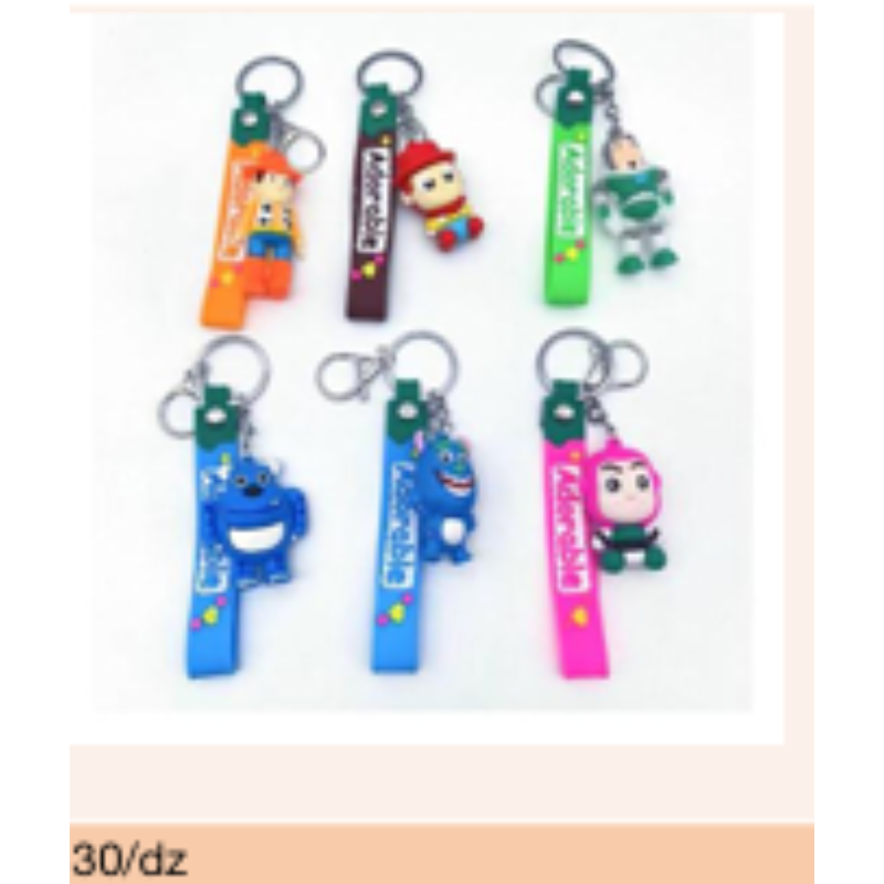 Chaveiro Colorido Sortido (Cartela Longa) – Caixa 30/dz