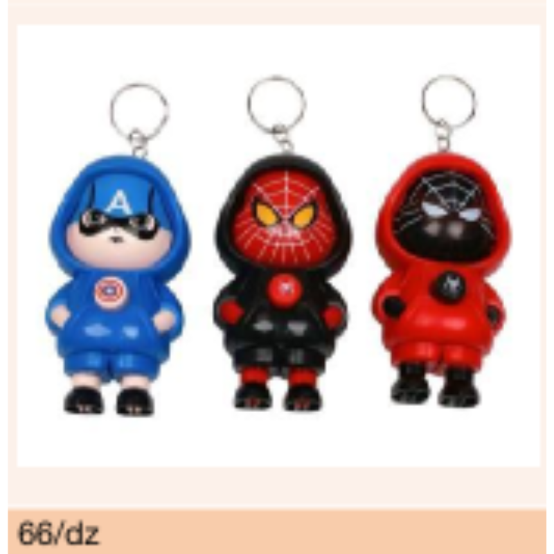 Chaveiro Bonequinhos Estilo Heróis – Caixa 66/dz