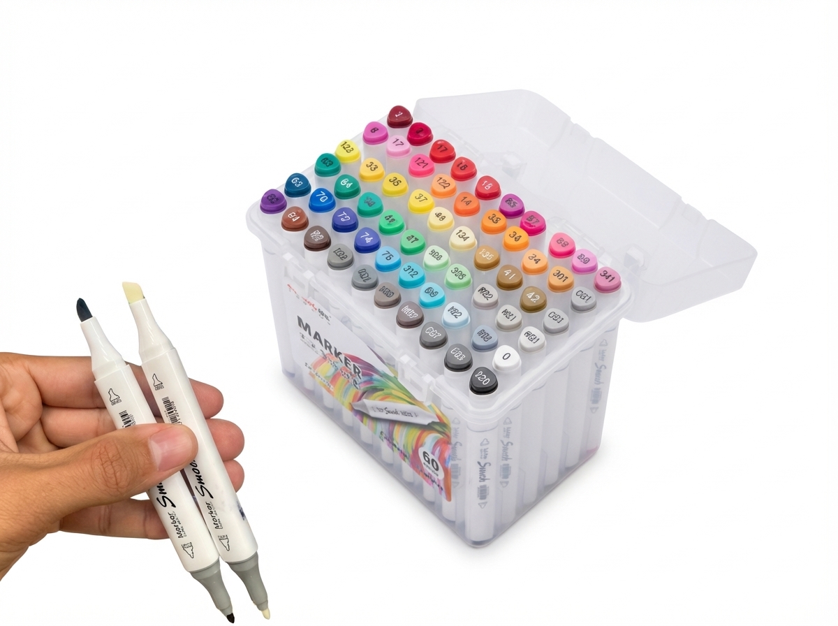 Canetinhas Hidrocor KJ – Estojo 60 Cores