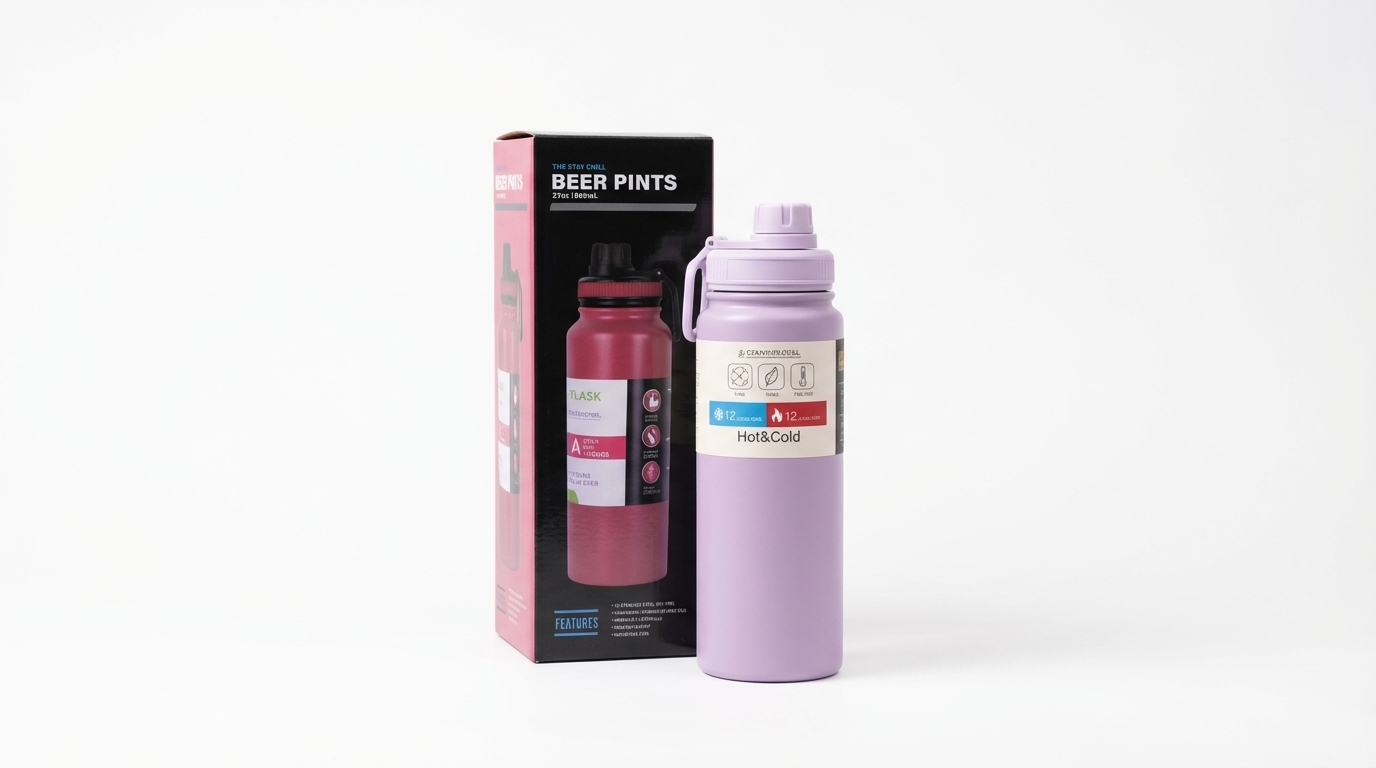 Garrafa Térmica 800ml YT-1015 Roxo