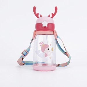Garrafa Infantil 600ml YT-006 Pink – Caixa com 80 Peças - Image 1