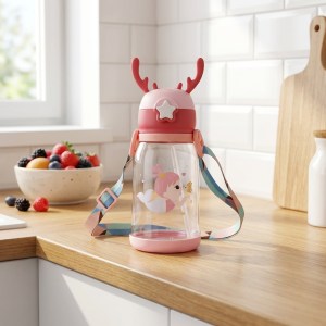 Garrafa Infantil 600ml YT-006 Pink – Caixa com 80 Peças - Image 2