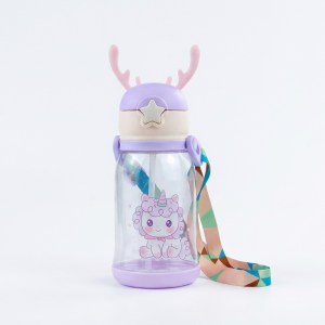 Garrafa Infantil 600ml YT-006 Lilás – Caixa com 80 Peças - Image 1