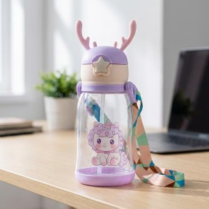 Garrafa Infantil 600ml YT-006 Lilás – Caixa com 80 Peças - Image 2