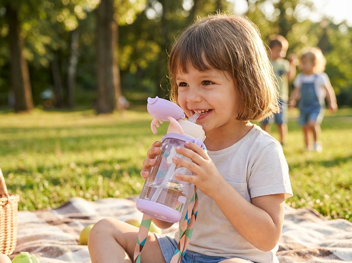 Garrafa Infantil 600ml YT-006 Lilás – Caixa com 80 Peças