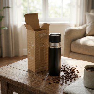 Garrafa Térmica 550ml YT-2070 Preto – Caixa com 60 Peças - Imagem 4