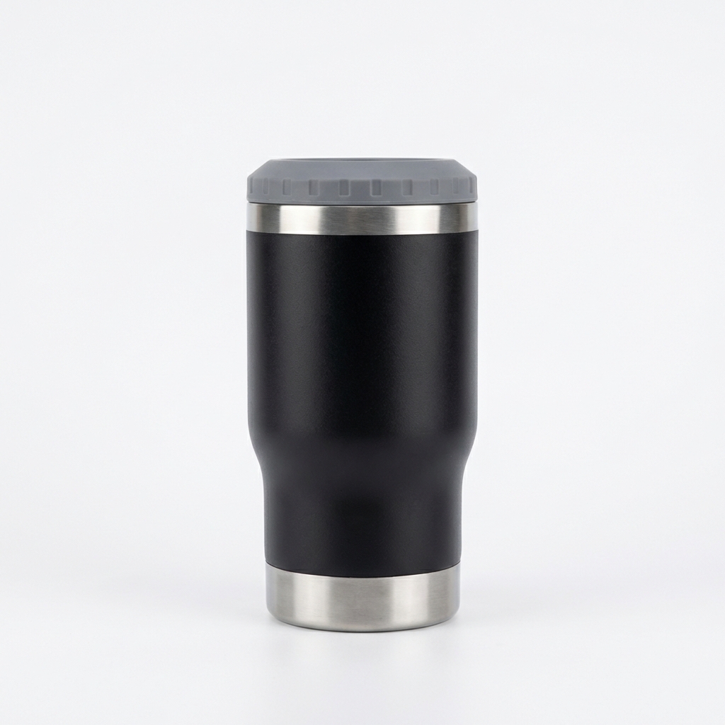 Garrafa Térmica 420ml YT-1012 Preto – Caixa com 50 Peças