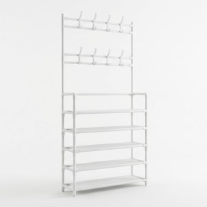 Estante Organizadora XJ-06 Branco – Caixa com 16 Peças - Imagem 1
