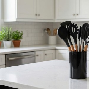 Kit Utensílios de Cozinha FFJ-037 Preto – Caixa com 24 Peças - Imagem 2