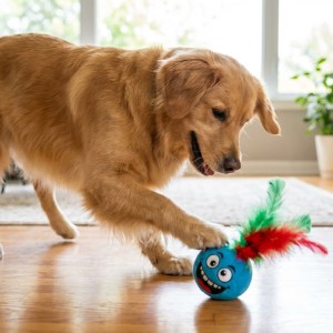 Brinquedo Pet Bola Emoções com Pena 4,5cm B6G-0003 – Caixa com 480 Peças - Imagem 2