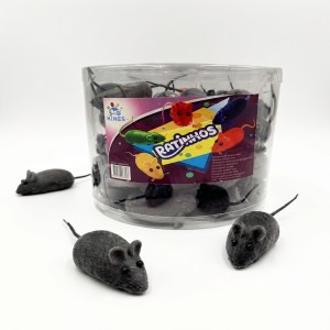 Brinquedo Pet Ratinho B6G-0020 – Caixa com 12 Potes (50 un. cada) - Imagem 1
