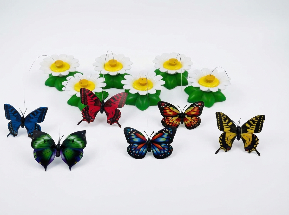 Brinquedo Pet Borboleta Giratória Cor Mix B6G-0045 – Caixa com 288 Peças
