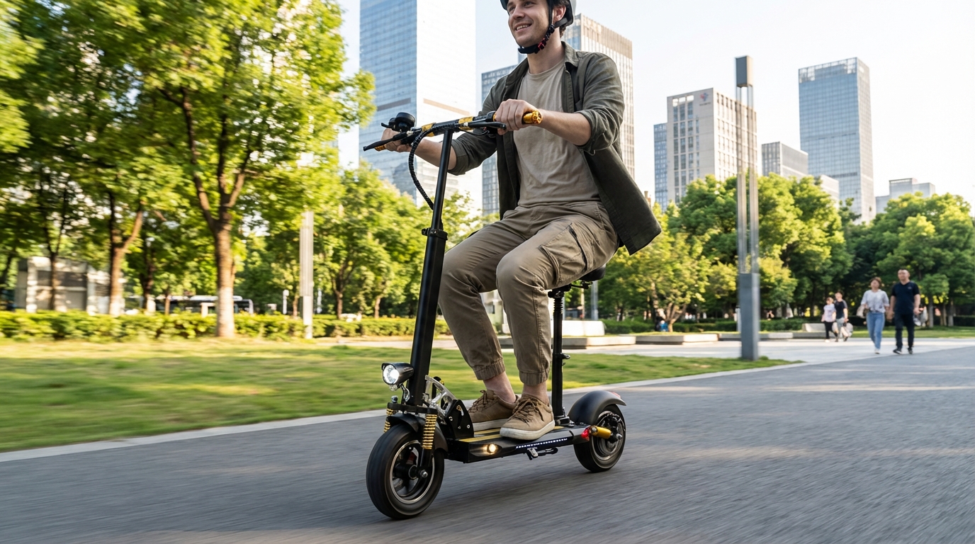 Patinete Elétrico FLUX 500W – Bateria Lítio 36V/10Ah (Sem CNH)