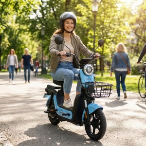 Scooter Elétrica VORTIKA 500W – Painel Digital – Bateria 48V/20A (Sem CNH) - Image 2