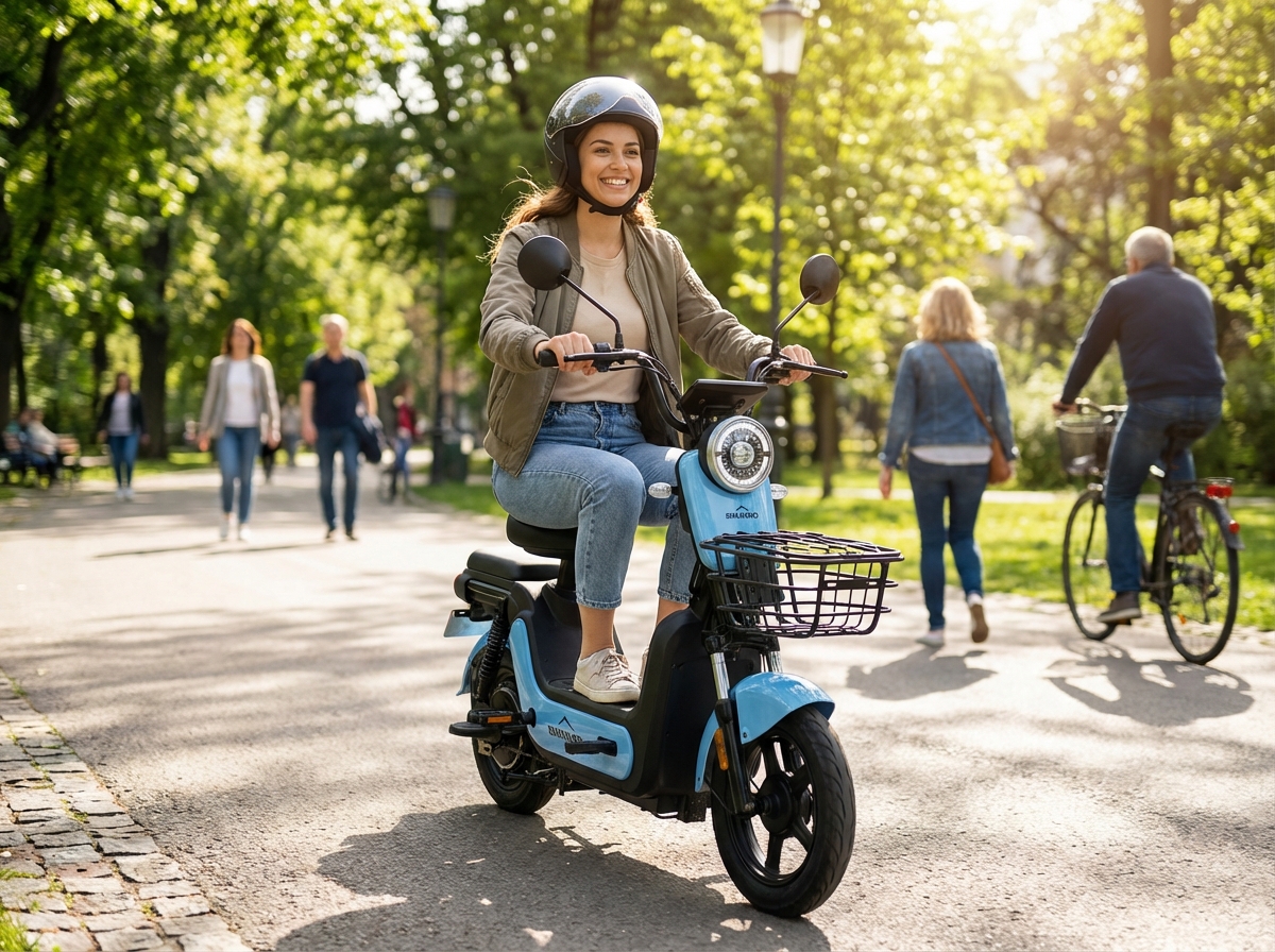 Scooter Elétrica VORTIKA 500W – Painel Digital – Bateria 48V/20A (Sem CNH)