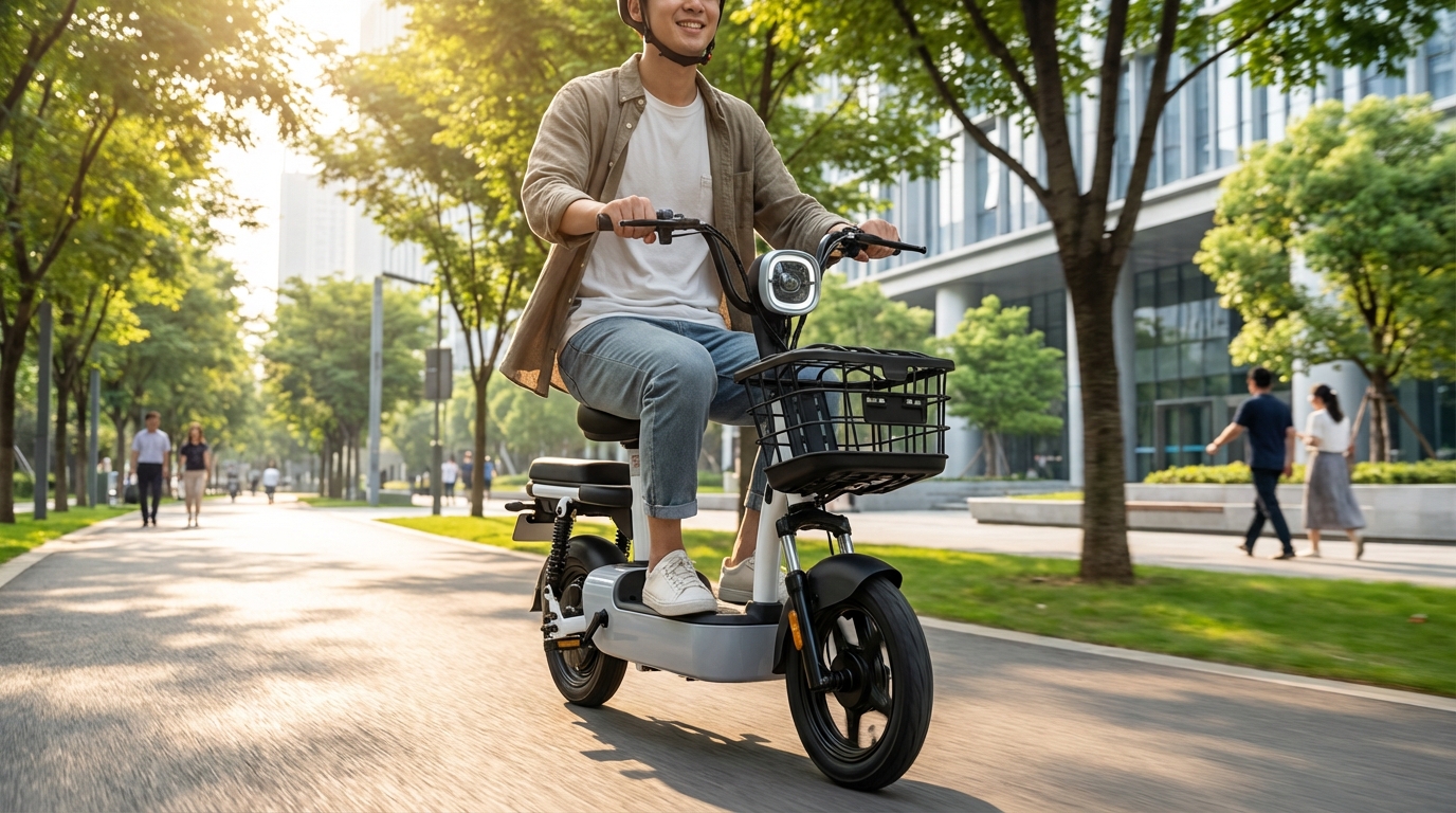 Scooter Elétrica ASPEN 350W – Painel com Marcador de Velocidade – Bateria 48V/20A (Sem CNH)