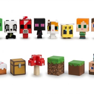Kit Mini Figuras Estilo Pixel – 8 Peças (Qte/cx 144) - Imagem 1