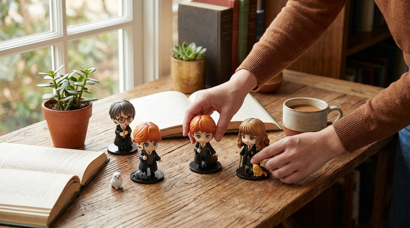 Kit Mini Figuras Tema Bruxos – 6 Peças (Qte/cx 90)