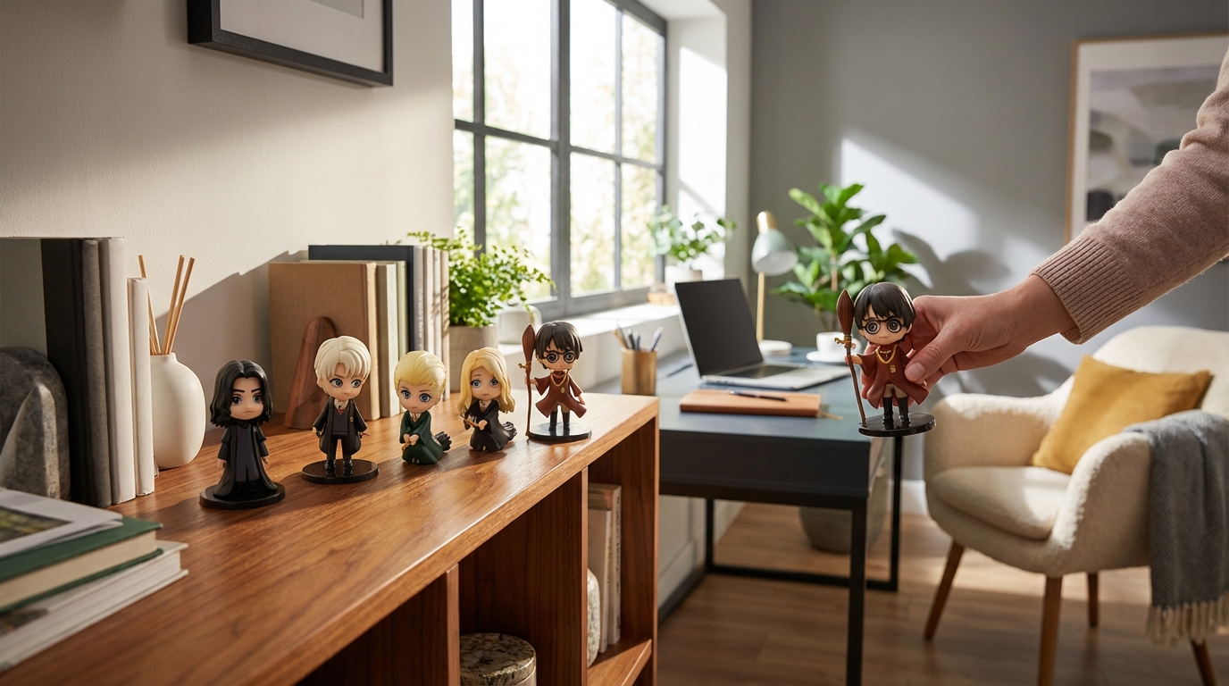 Kit Mini Figuras Tema Bruxos – 6 Peças (Qte/cx 72)