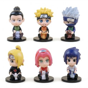 Kit Mini Figuras Tema Ninjas – 6 Peças (Qte/cx 78) - Image 1