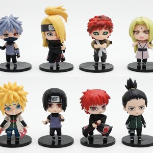 Kit Mini Figuras Anime Mix – 6 Peças (Qte/cx 144) - Image 1