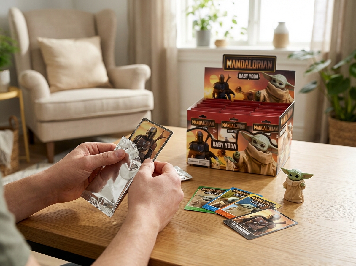 Kit Colecionável “Baby Yoda” + Cards – 24 Peças (Qte/cx 192)