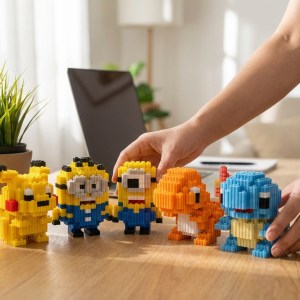 Kit Mini Blocos Personagens Q-11 – 24 Peças (Qte/cx 240) - Imagem 2