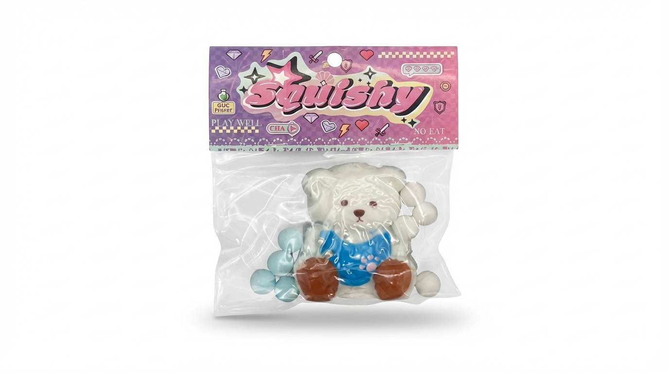 Squishy Ursinho – Kit 6 Peças