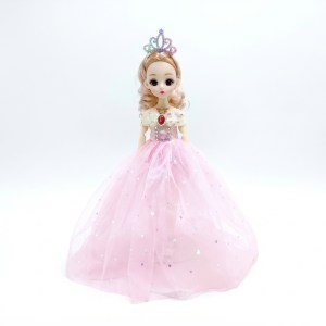 Boneca Princesa 35cm com Tiara – Kit 6 Peças (Qte/cx 180) - Imagem 3