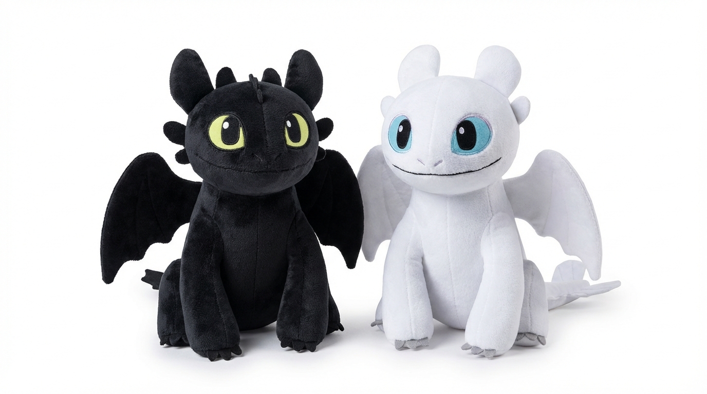 Chaveiro de Pelúcia Preto e Branco – Caixa 144/dz