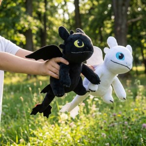 Chaveiro de Pelúcia Preto e Branco – Caixa 144/dz - Image 2