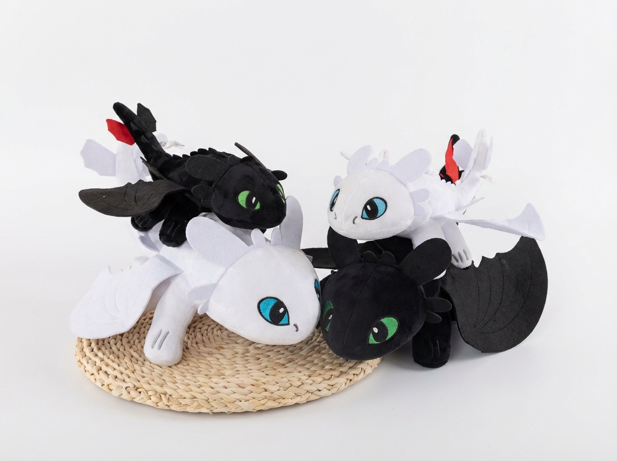 Chaveiro de Pelúcia Estilo Dragão – Caixa 144/dz